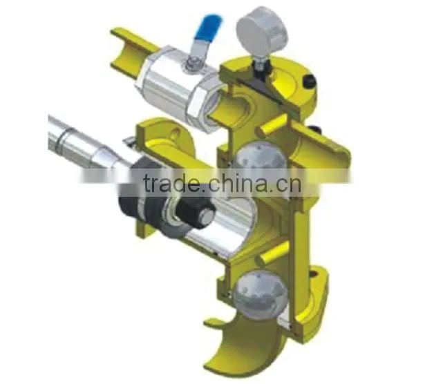 Operate the mortar grouting pump