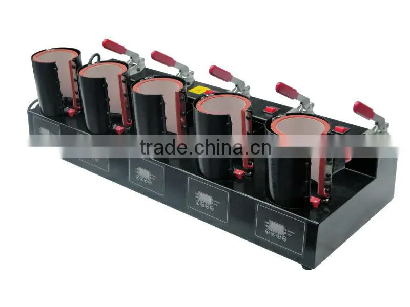 China 5 in 1 mug printing machine and cup heat press machine