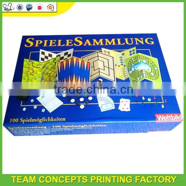 Custom board game card production printing