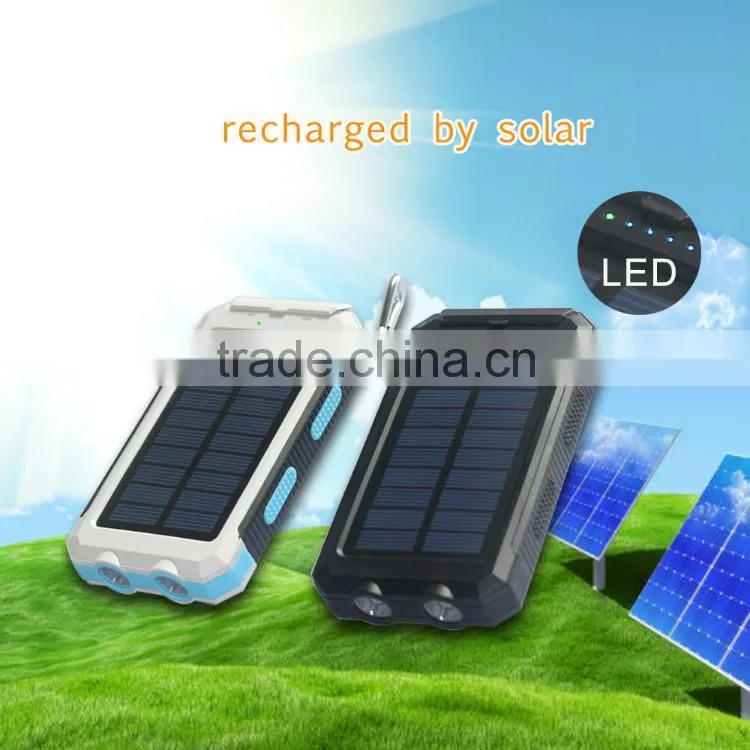 Universal portable compass usb 8000mah waterproof mobile phone powerbank