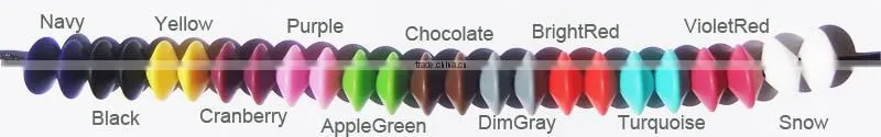Silicone Teething Beads DIY Jewelry for Mother Jewelry Baby Chewing Necklaces