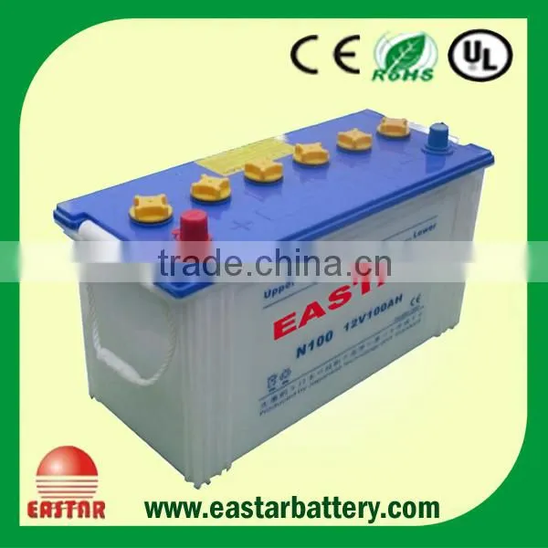 JIS Standard 12v 70ah Car battery 80D26L hybrid car battery