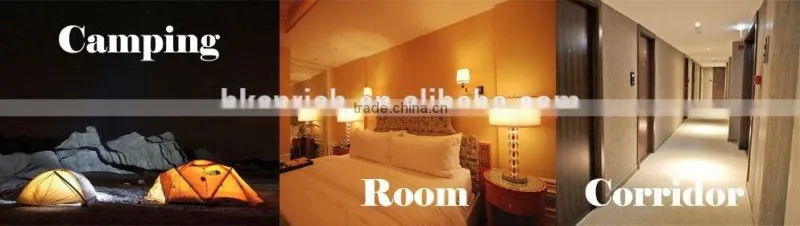 E27/B22 AC85-265V rechargeable led bulb with remote controller