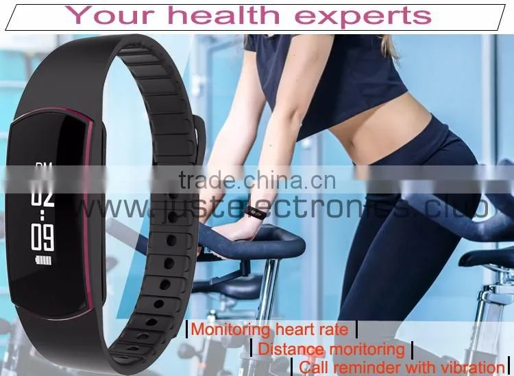 Factory Directly Wristband Activity Tracker With Heart Rate, 2016 Hot Sale Smart Sport Bracelet