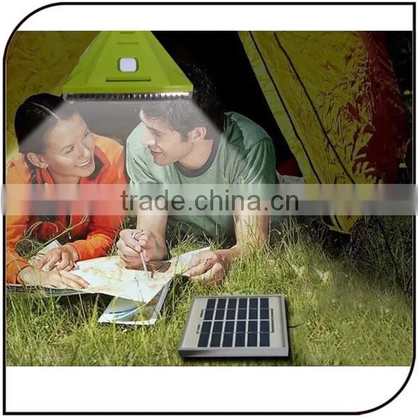 2 color emergency portable Remote Control rechargeable tent light 25 led solar camping light