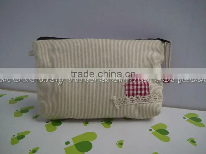 2015 fashion and cheap cotton pencil bags with simple design for promotion and advertisement