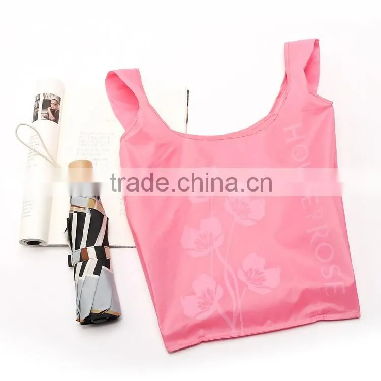 Useful supermarket shopping tote bag polyester fabrics bag
