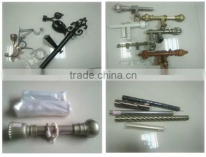 S shape curtain pipe tube holder bracket accessories curtain