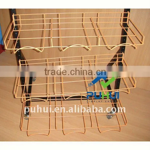 mobile ajustable hat display stand
