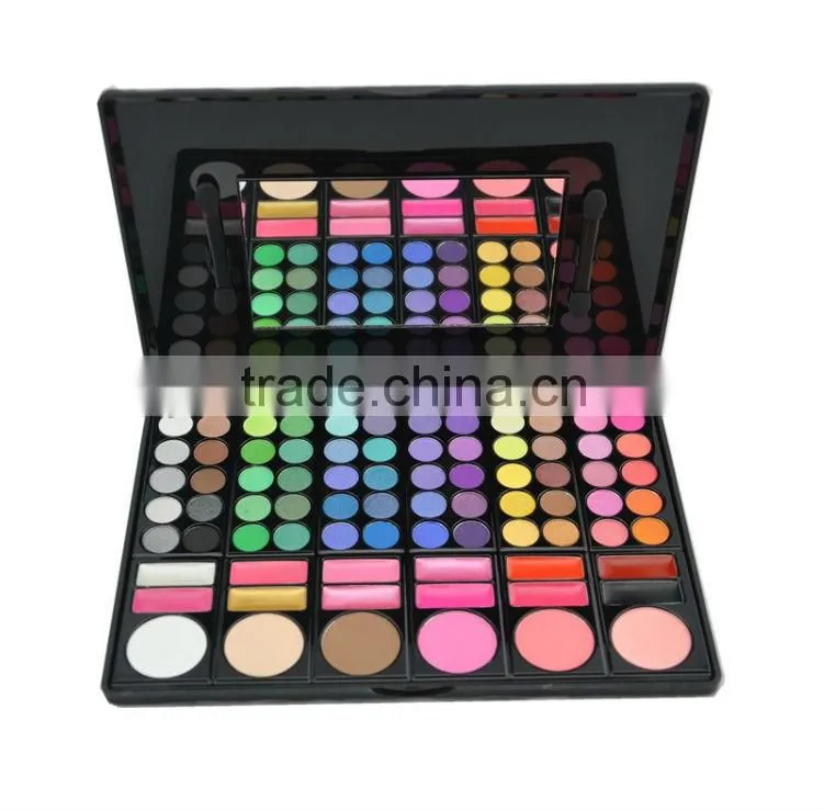 Eyeshadow Palette 78 Colors with Blush Brush Palette
