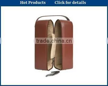 high end luxury wine tool set with leather box