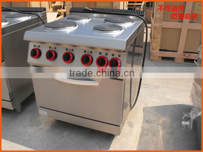 Electric 4-plate cooker with cabinet