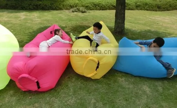online shopping fast filling waterproof nylon 210T material banana baby sleeping bag