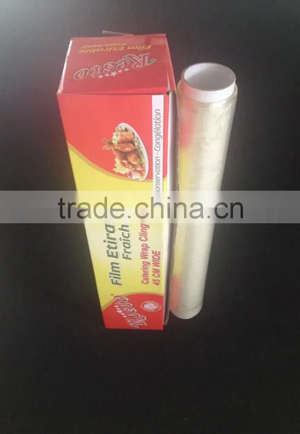 PVC food wrap clear film polyethylene,pvc cling film for food wrap