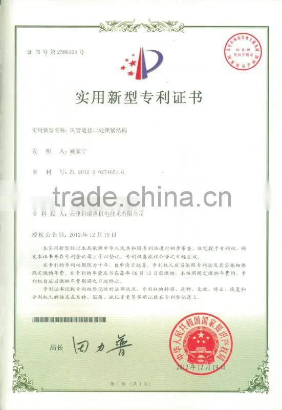 Duct Machine---Hydraulic Fastener