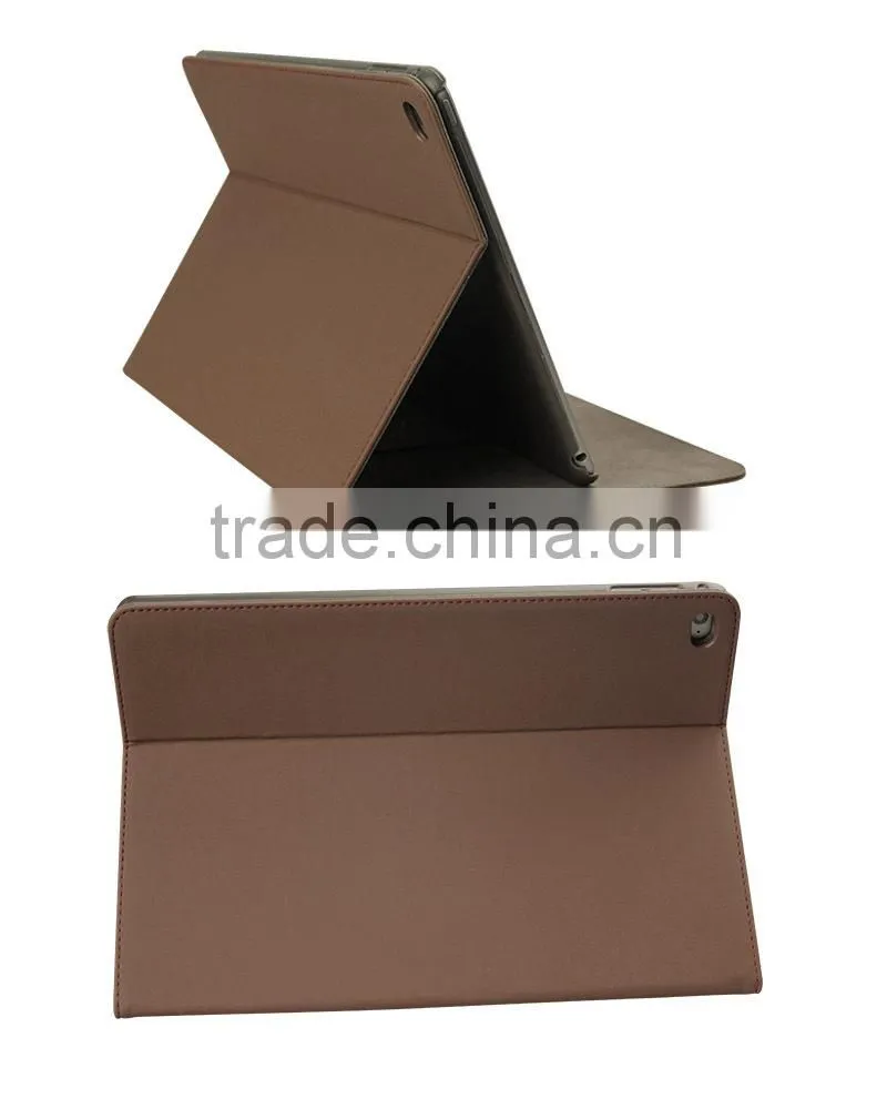 Top Quality Sheepskin Stand Card Slots Leather Case For iPad Air 2/Air