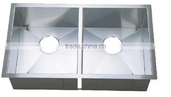 2015 hotsell cheap 30"x17" handmade stainless steel kitchen bathroom inset sink