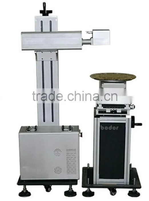 Made in china Auto-turntable laser marking machine mobile 2 years warranty