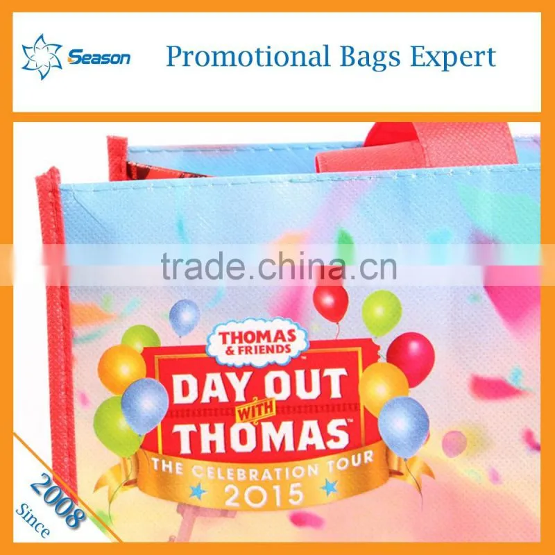 High quality laminated non woven bags foldable reusable shopping bag