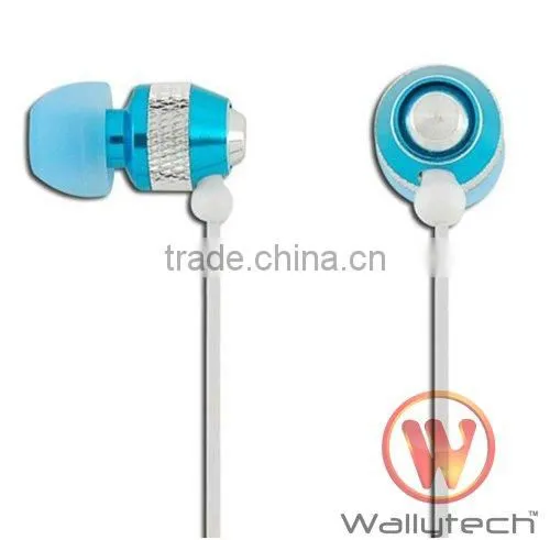 Colorful&Hot sale Metal Earphone For iPod For MP3 / MP4