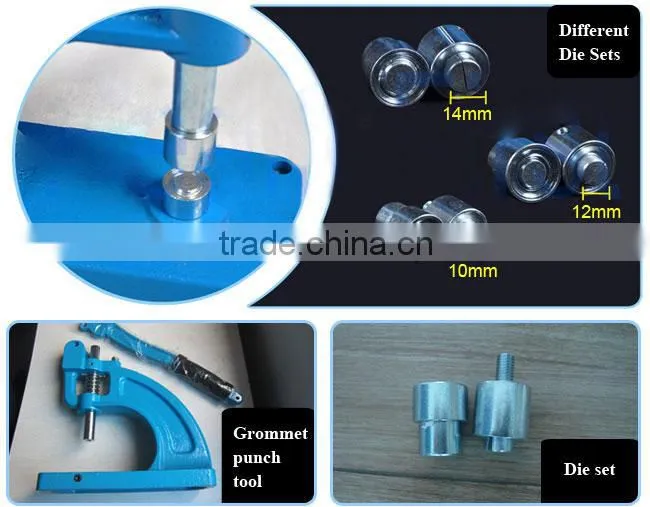Eyelet Hand Press Grommet Machine Tool for Banner Including One Mold