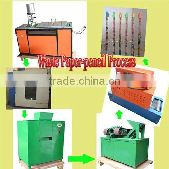 Widely Used In School Waste Paper Pencil Machine For Sale
