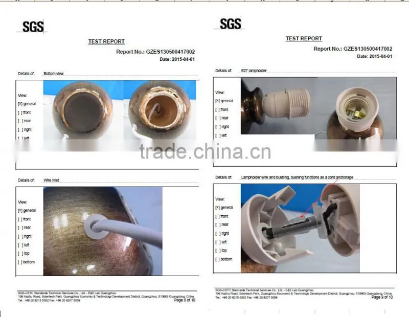 Fashion chinese ceramic decorate table lamp