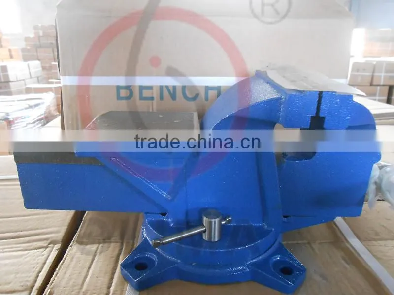 Cast Iron Small Mini Bench Clamp Vice 6" Swicel Base Bench Vices