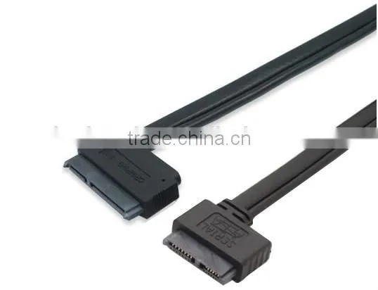 slim SATA 13pin iMAC CD DVD to 2.5" 22pin SATA female adapter converter cable