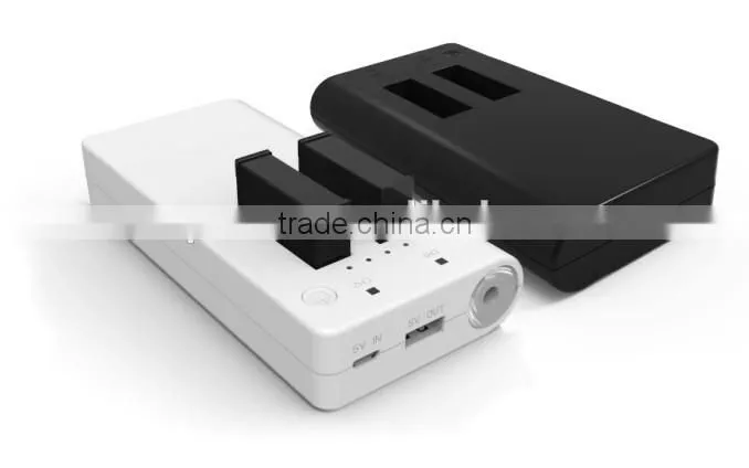 New arrival!!! Dual Charger for Gopro Hero Battery with power bank