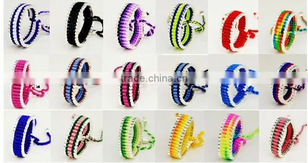 2014 leather bracelet , 9268 fashion stainless steel bracelet