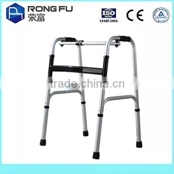 Folding rollator walker
