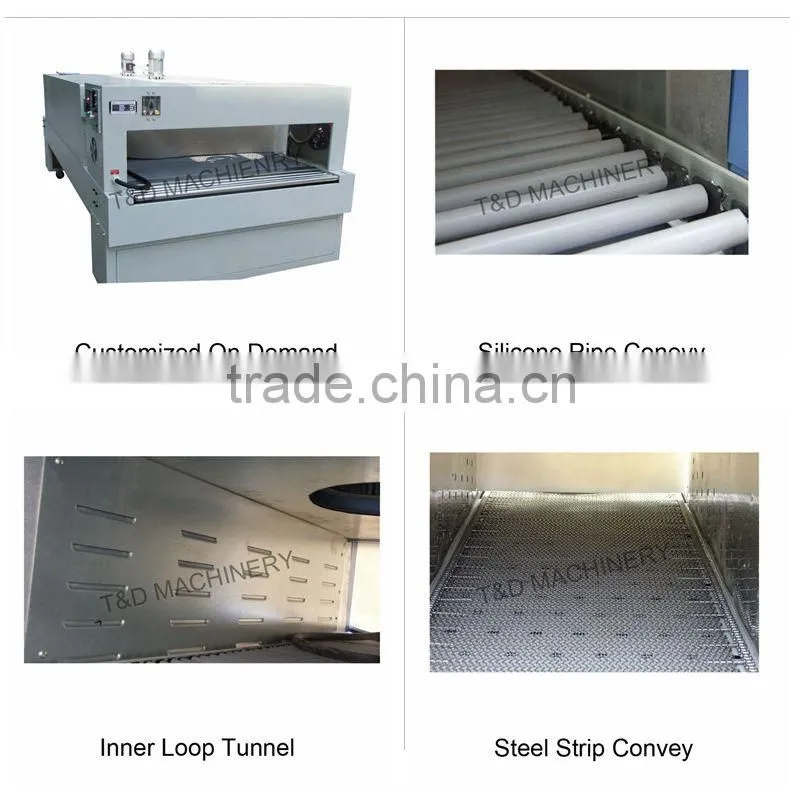 Food heat shrink tunnel machine