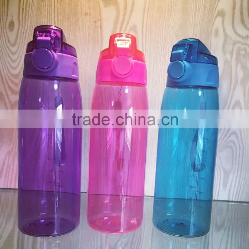 bpa free plastic sport water bottle available in various capacity
