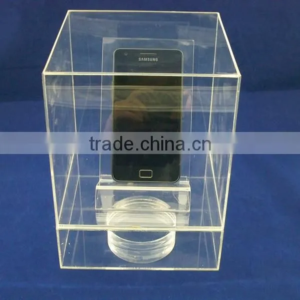 Acrylic Phone Display Cabinet, Plexiglass Cell Phone Stand, Lucite Mobile Phone Holder