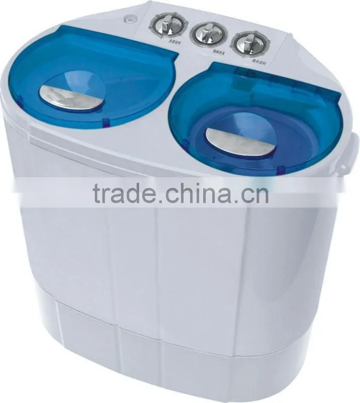 3.5kg mini twin tub semi automatic washing machine with spin dry