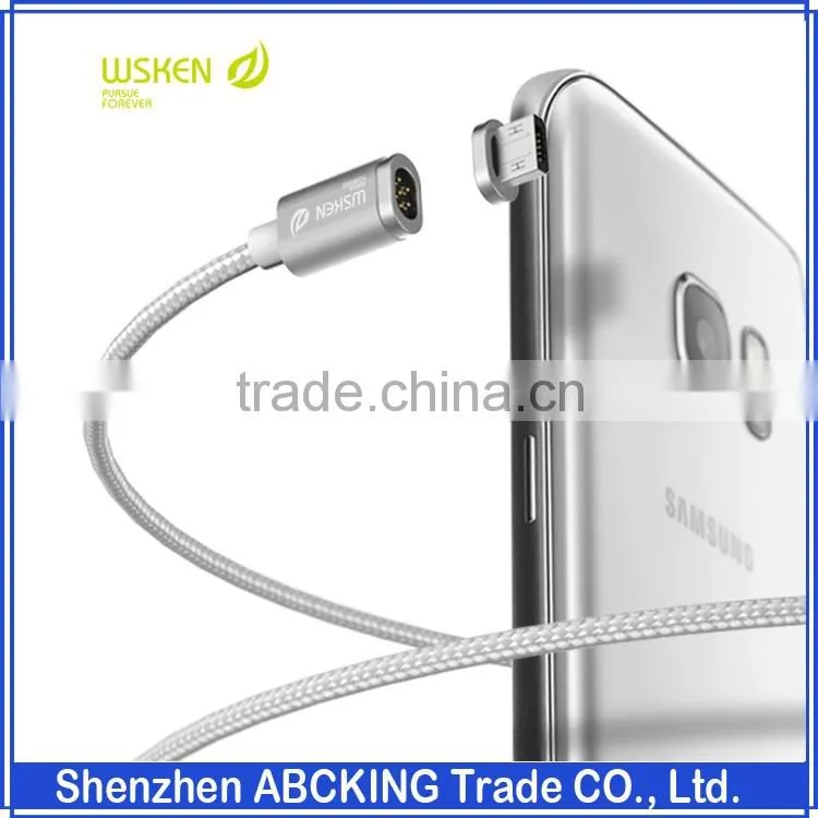 Original Wsken Rich Color Aluminum Shell Not Fade Type C Metal Data Cable Charger Cable For Type-C 3.0
