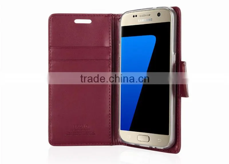 Original Mercury Goospery Bravo Diary Flip Leather Wallet Case For Samsung Galaxy J1 2016 Made In China Phone Case