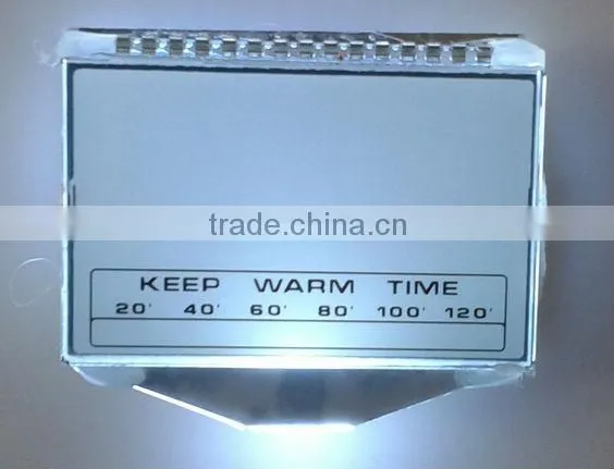 factory custom Timer segment TN LCD display
