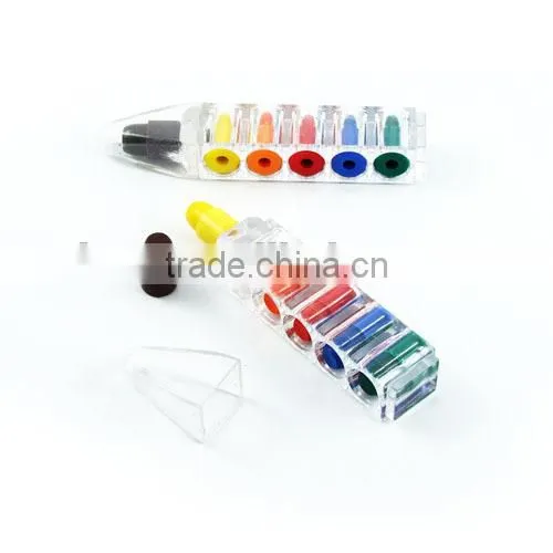 Colorful Non-toxic Crayon Set With Eraser And Pencil Sharpener