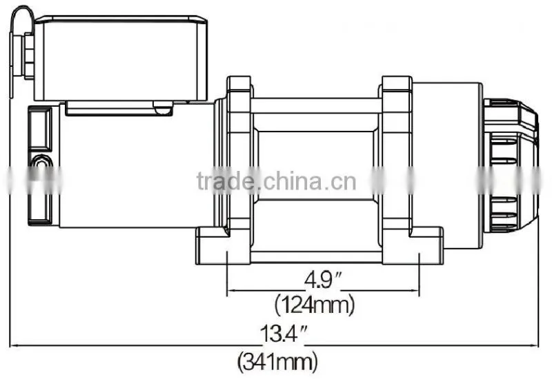 Synthetic Utility Electric Winch NVT2500(2500lbs)