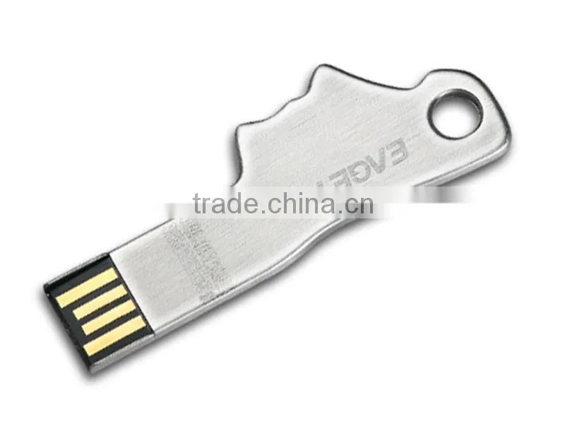 MoaiKey Easter Island Moai design Metal USB Flash Drive With Key Ring memory stick