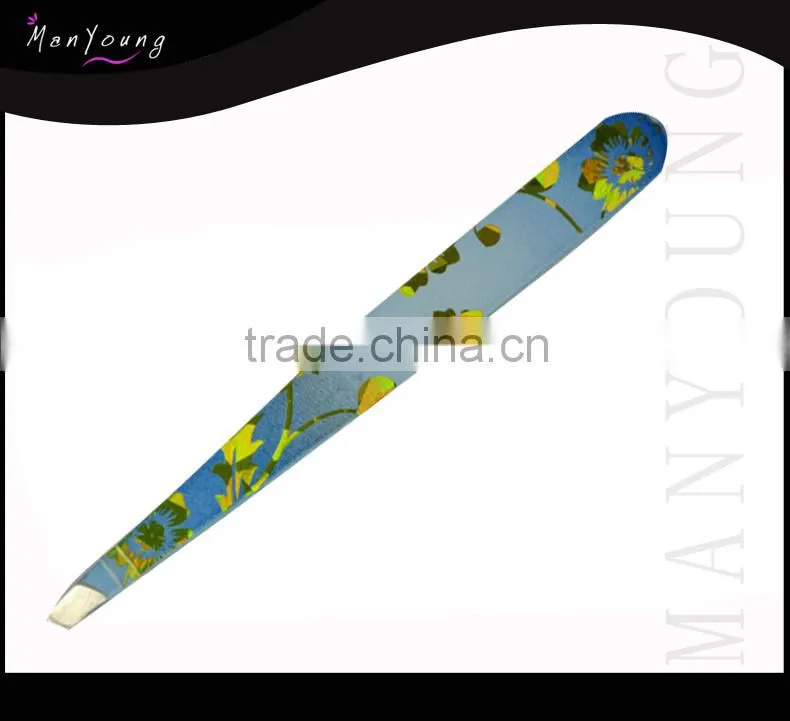 Facial hair removal tweezers