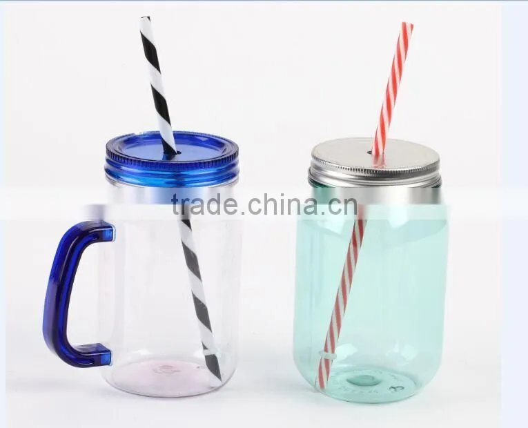 mason jar with plastic lid