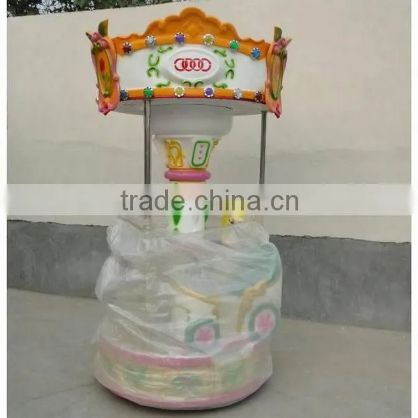 Alibaba China New Products Children Games Cheap Kids Mini Carousel Used Double-deck Musical Carousel for Sale