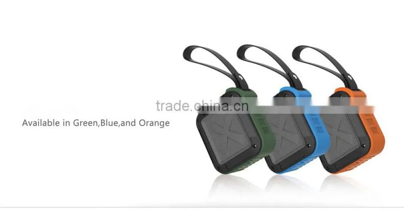 New Design Bluetooth Vibration Speaker Alarm Clock With Shockproof Dustproof Waterproof