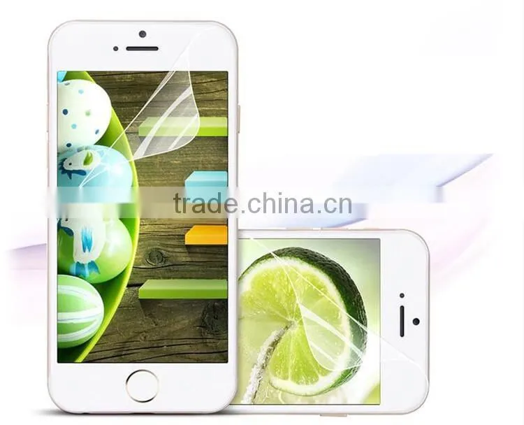 Bare film with packing import anti scratch high definitione tempered glass screen protector for iphone 6 plus