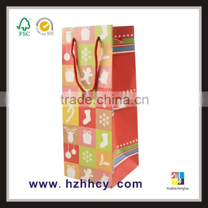 personalized gift bag paper for a set in hot selling