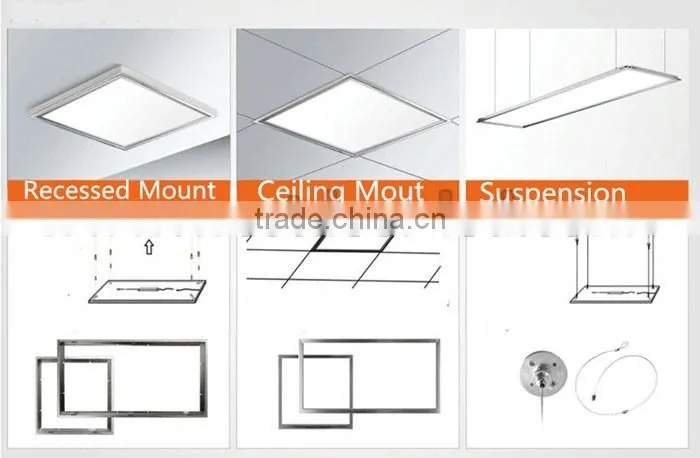 2016 hot sell 600*600 DLC led flat ceiling panel light with 5 years warranty