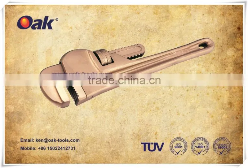 Beryllium Copper 6" PIPE WRENCH (LIGHT TYPE)